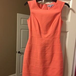Peach elegant dinner dress